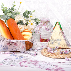 Purple wildflower deli wax paper design