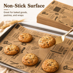 Greaseproof waterproof paper sheet for food wrapping