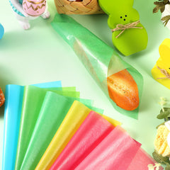 Pastel color wax paper sheets size 9.8 x 8.3 inches