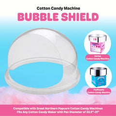 Dome cover fits Vortex and Flufftastic cotton candy machines