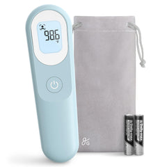 Greater Goods no-touch infrared thermometer powder blue product image