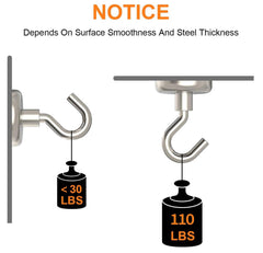 GREATMAG neodymium magnetic hook with NiCuNi coating