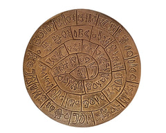 Handmade in Greece Phaistos Disc replica for display