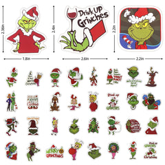 16 green-haired balloons from Green Monster set