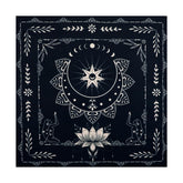 Grevosea Tarot Altar Cloth beige black 49x49 cm