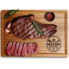 Grill Cutting Board personalized gift for him
