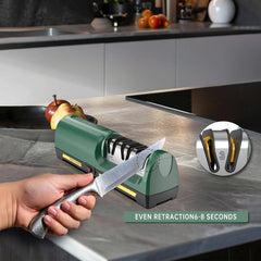 Grit 120 stage on electric knife sharpener