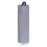 grocery bag organizer wall mount grey stripes