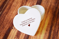 Inner inscription The love between a mother and son is forever