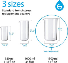 Top rack dishwasher safe GROSCHE replacement beaker