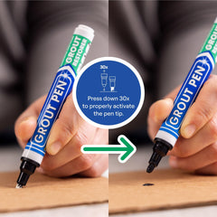 Grout Pen 7ml bottle for grout restoration