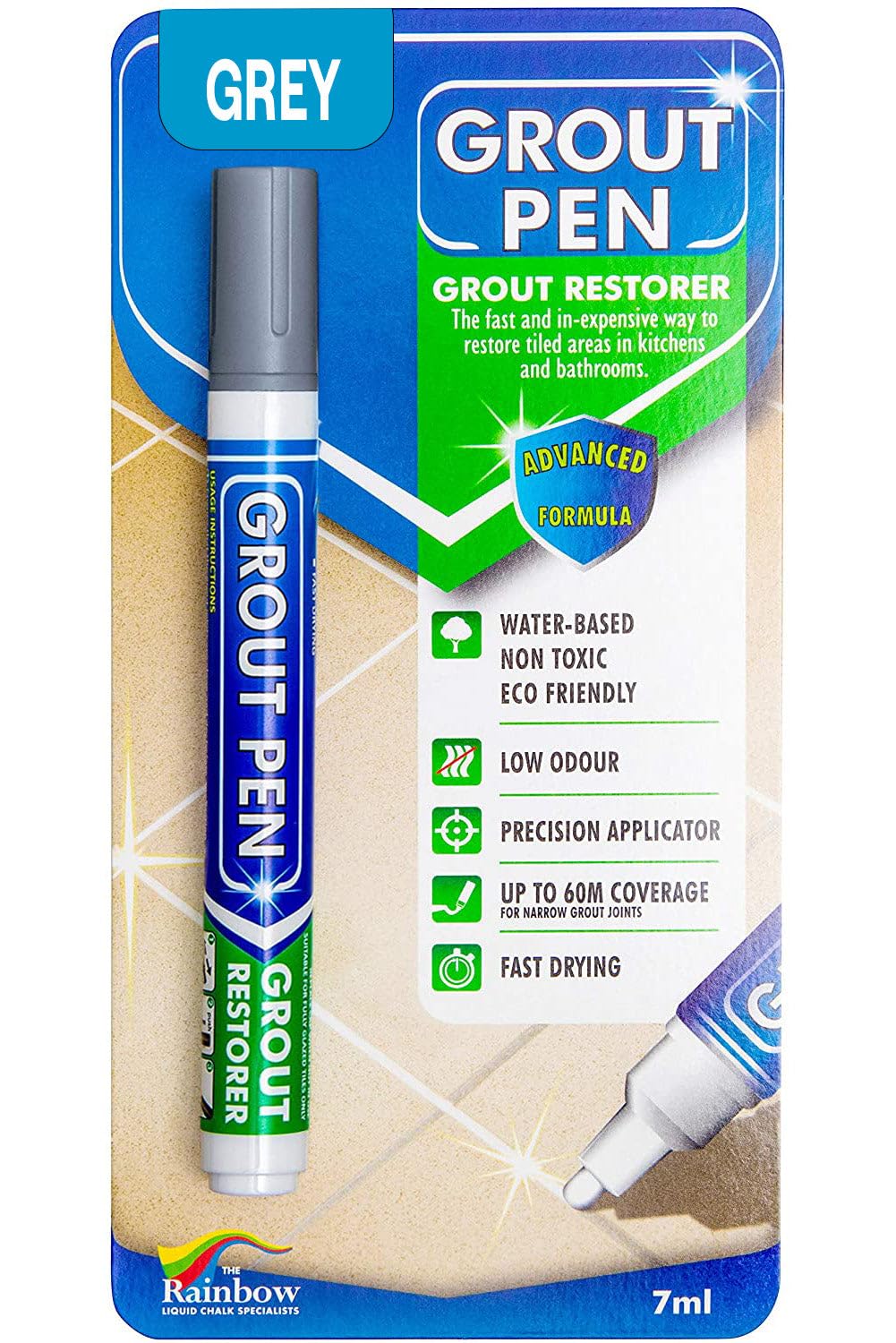 Grout Pen Grey Tile Grout Paint Marker Restorer product image