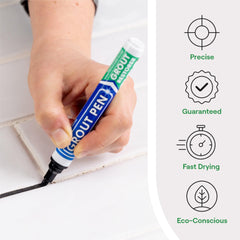 Grout Pen tile grout marker close up