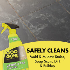 Tile surfaces ceramic porcelain safe cleaner label