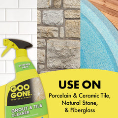 Grout lines natural stone fiberglass safe cleaner