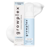 Growplex Vitafoam 5% Minoxidil Foam bottle front view