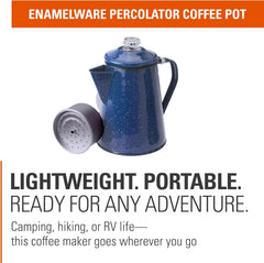 GSI Outdoors Percolator Coffee Pot camping use
