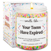 GSPY Candle 9 oz lavender scented candle in gift box
