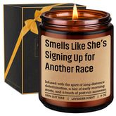 GSPY Candle 9 oz lavender scent for women runners gift