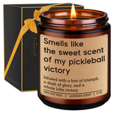 GSPY Scented Candle pickleball gifts packaging label