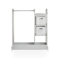 Kids costume storage rack with mirror by Guidecraft