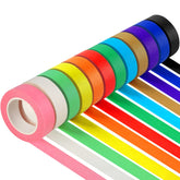 Guirnd colored masking tape 12pcs set in assorted colors