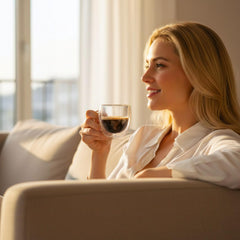 guuminsting borosilicate glass espresso cups microwave safe