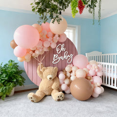Oh Baby Sign felt letters for arch backdrop baby shower