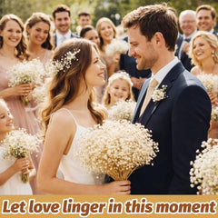 Ivory white gypsophila branches for vase centerpiece decor