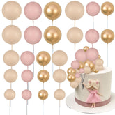 Gyufise ball cake topper 2.5cm apricot color