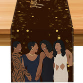 Hafangry Exhale Night Party Table Runner for dining table