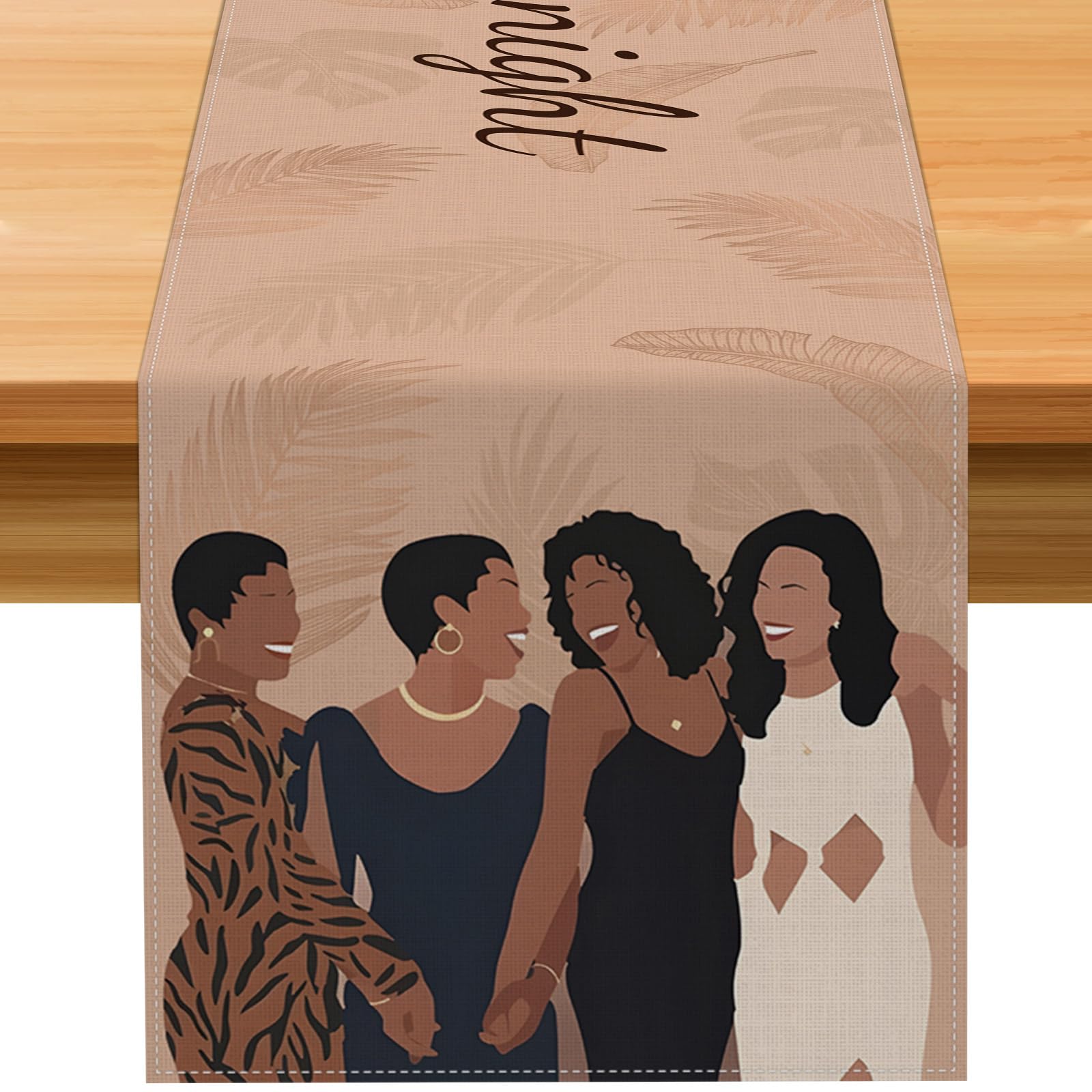 Hafangry Exhale Night Party Table Runner dining table 13 x 72 inches
