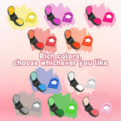 Pink hair chalk shade swatch by HAIOLORPRO for girls