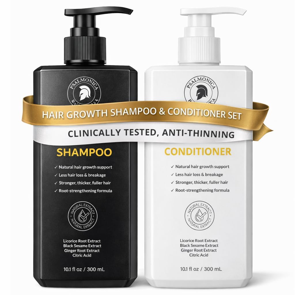 Hair Growth Shampoo and Conditioner Set packaging