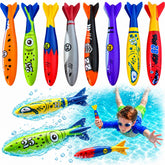 Haktoys pool diving toy set 8 torpedoes arrangement