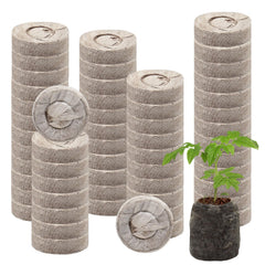 Halatool 55 Pcs 30mm peat pellets for seedling germination