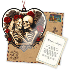 Halloween Romance Card included with ornament packaging