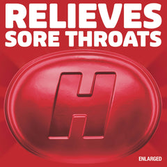 dye-free formula HALLS cherry cough drops