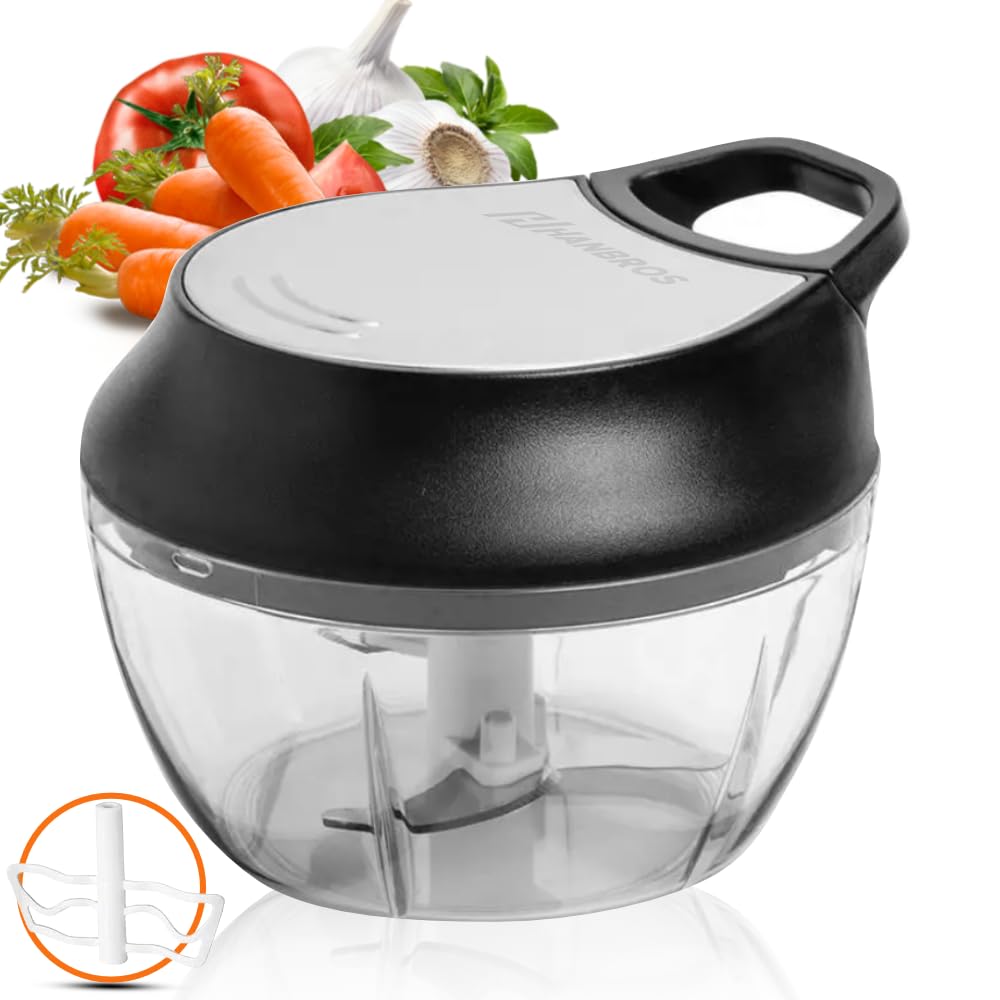 Hanbros manual food processor chopper model W1031-1 2 cup capacity