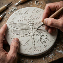 Natural earthenware clay coaster designed for moisture absorption
