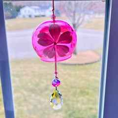 Coordinating colored cord for easy hanging windows or porches