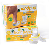 Hand Pop Lemon Scented Wipes 24 pack travel size packaging