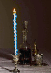 European made kosher Havdalah candles with multiple wicks Ner Mitzvah