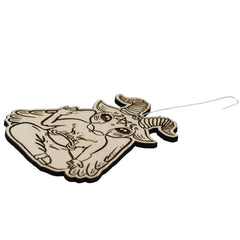 Hand-made in USA Portland studio ornament