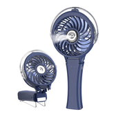 HandFan upgraded portable misting fan royal blue