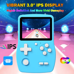 3.0 IPS display handheld game device close up