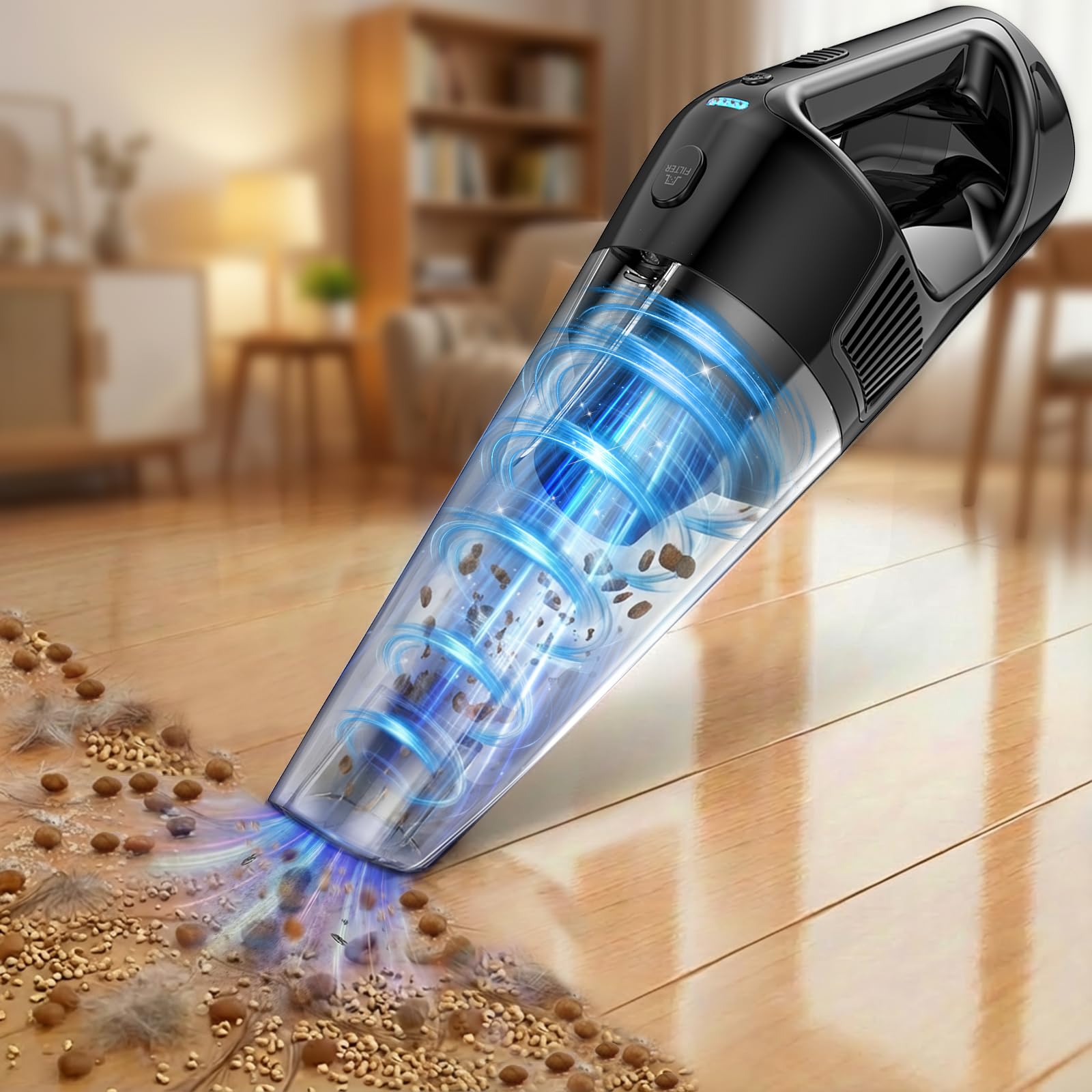 Handheld Vacuum 15-Min fast cleaning for 120㎡ spaces