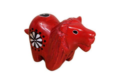 Handmade Lion Soapstone Figurine from Africa SS31