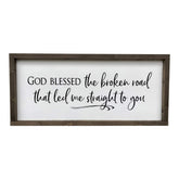 Handmade Large Wooden Master Bedroom Sign with 36 x 16 dimensions and soft white background
