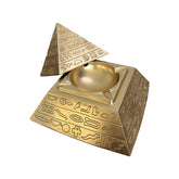 Handmade Marble Egyptian Pyramid Ashtray close up pyramid design